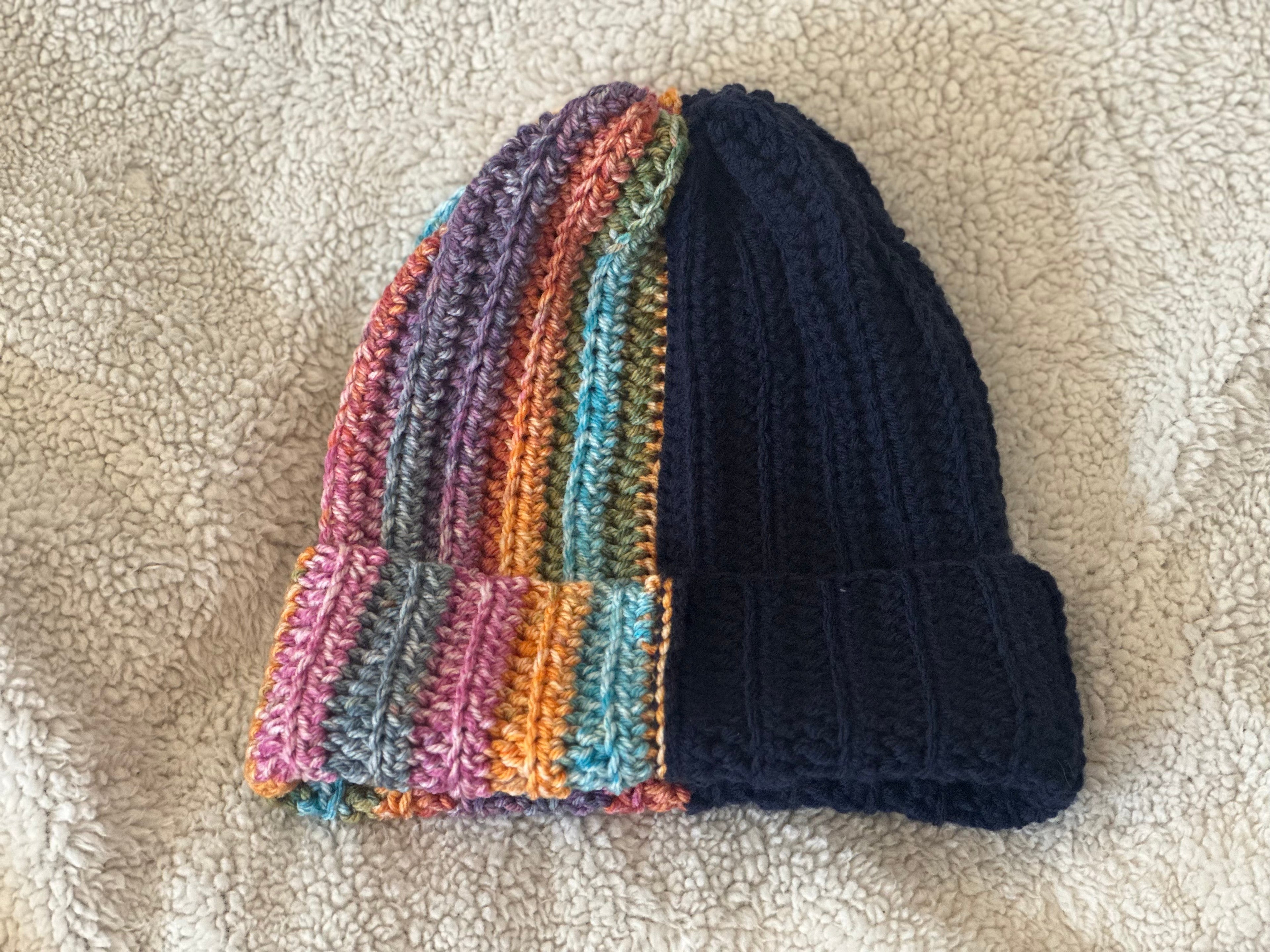 Split-Color Beanie
