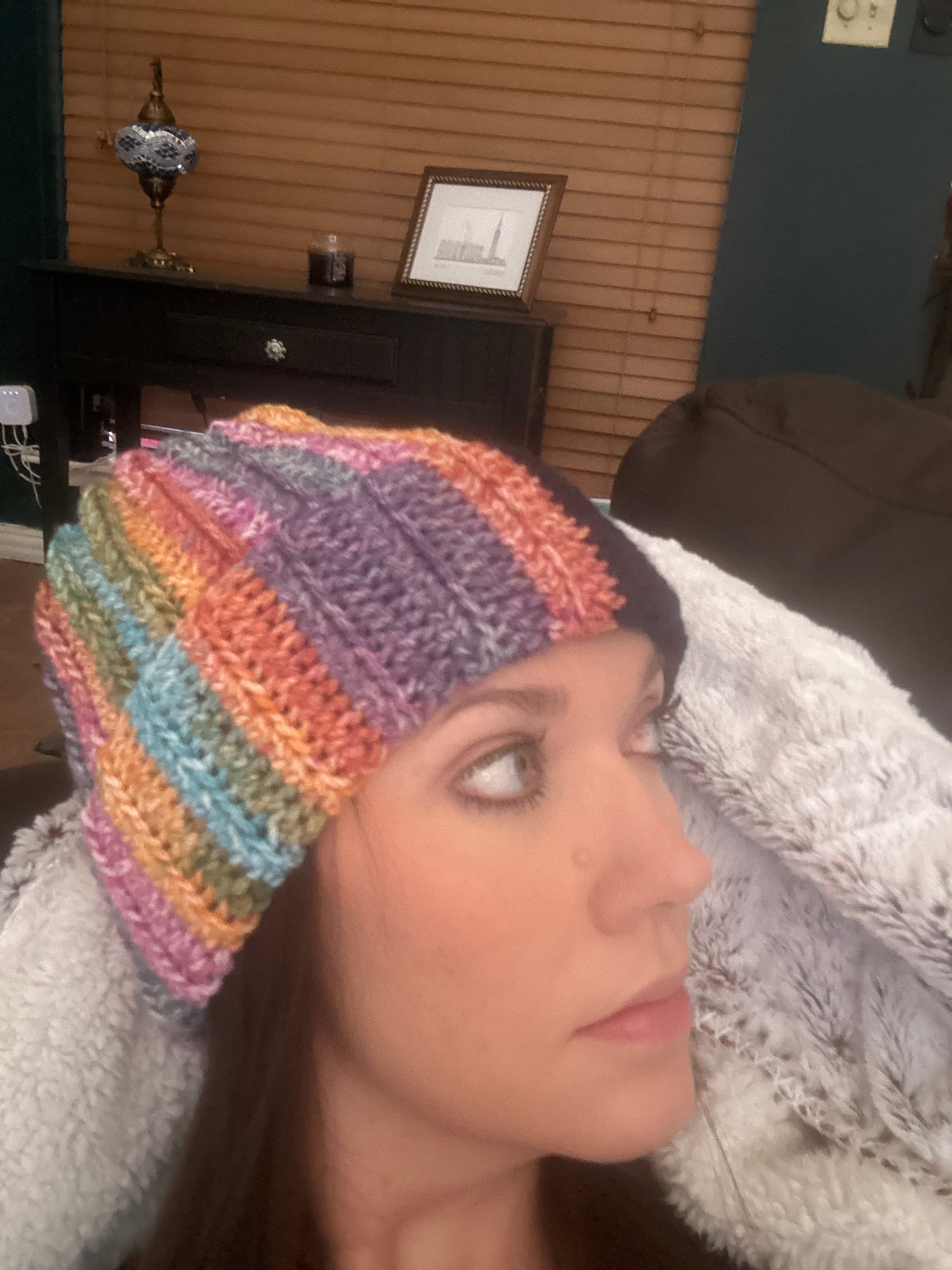 Split-Color Beanie