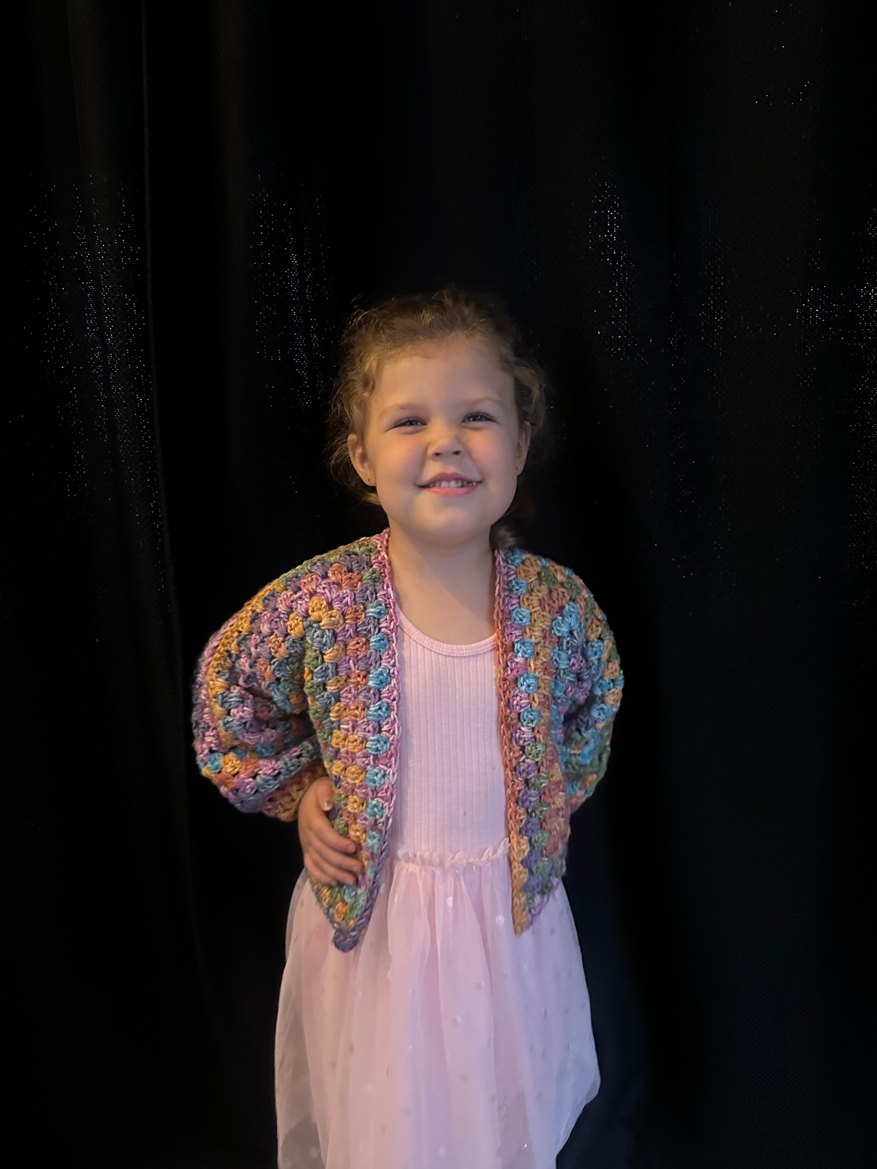 Kid's Rainbow Cardigan