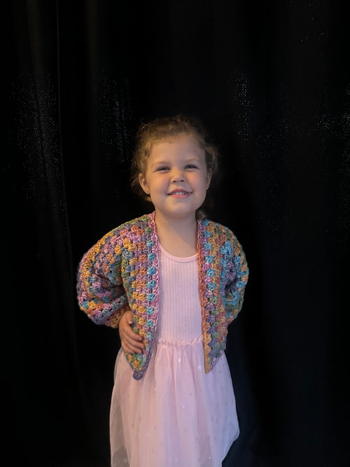 Kid's Rainbow Cardigan